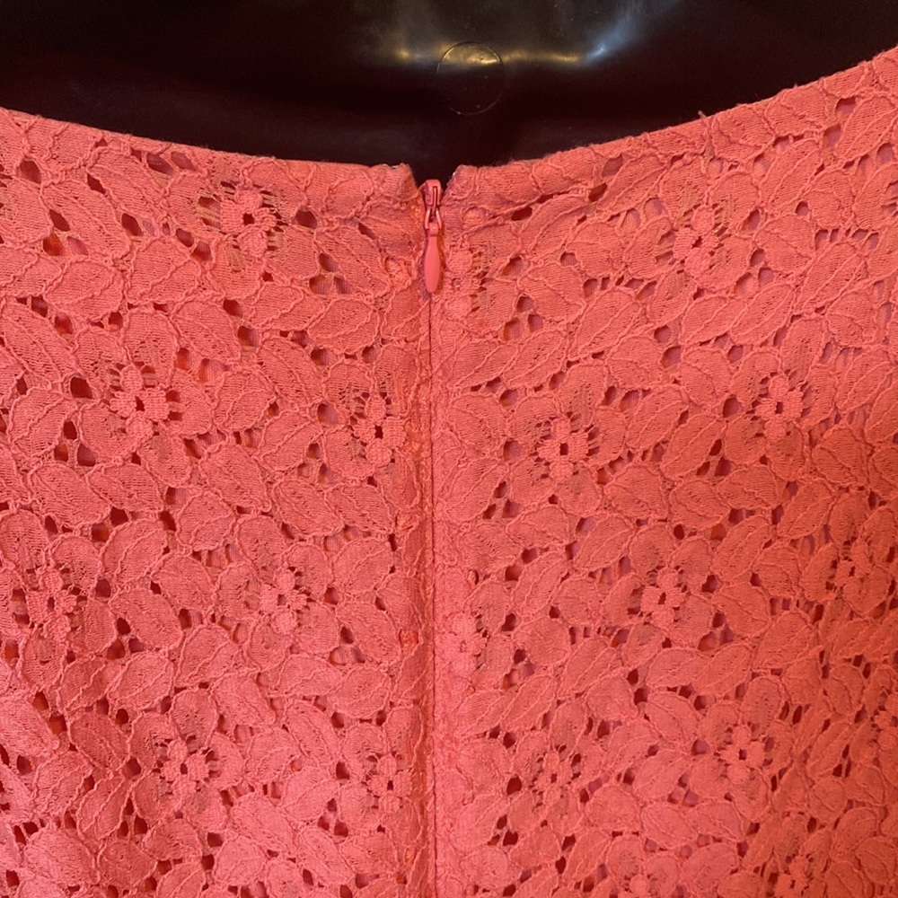 PRE-OWNED JESSICA H CORAL LACE DRESS - Picture 14 of 16
